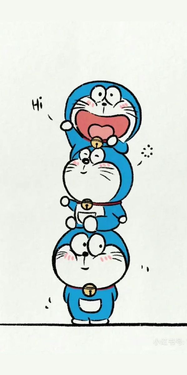 Mèo Doraemon vui vẻ